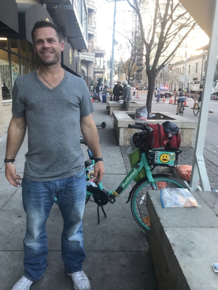 Craig Knodel in downtown Austin